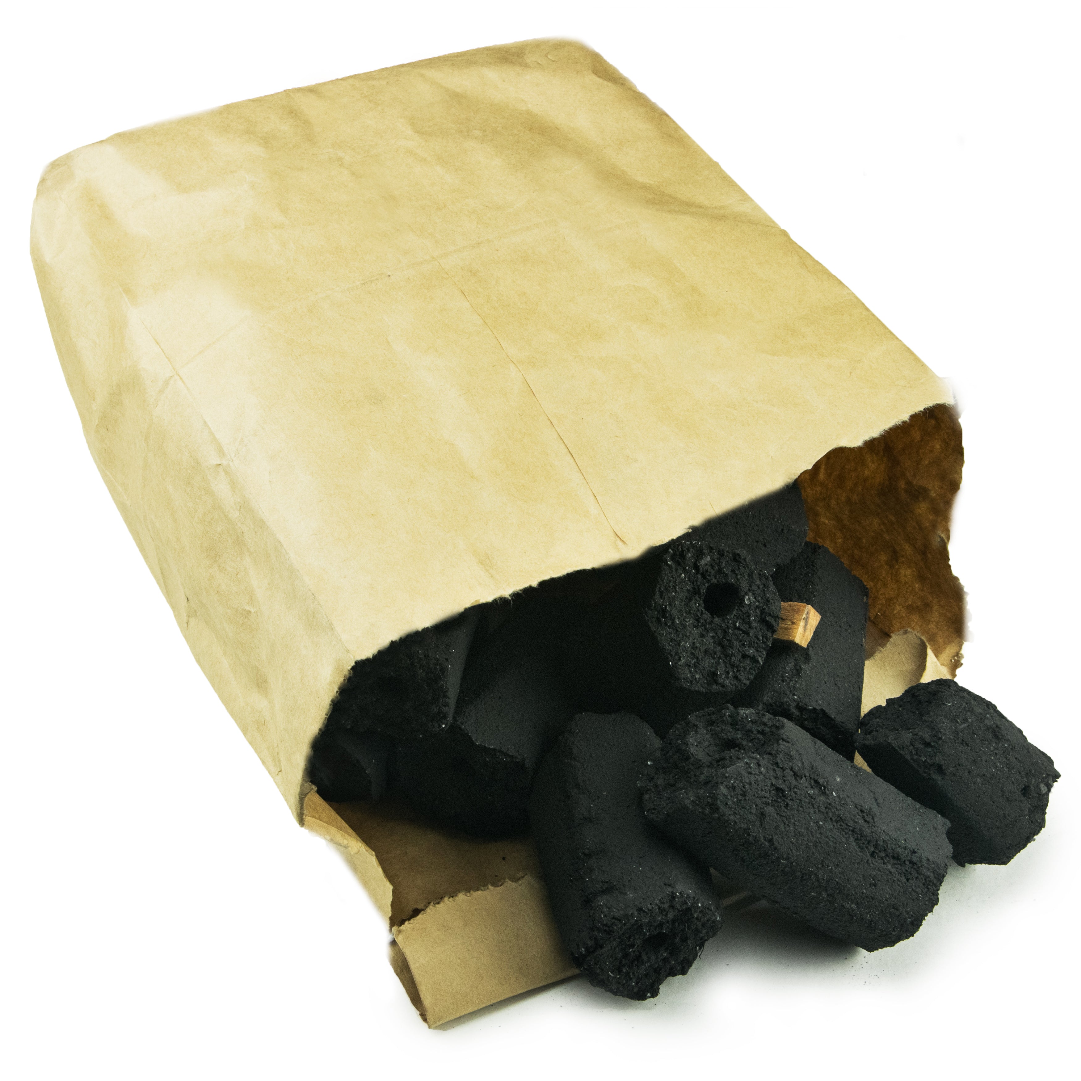 Premium Coconut Shell Charcoal Logs - 9lb Box